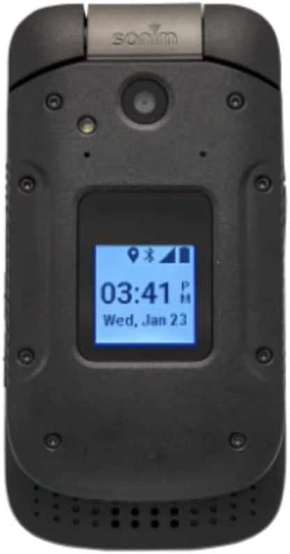 Sonim XP3 XP3800 rugged flip phone closed front view