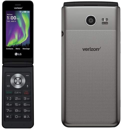 LG Exalt 4G LTE Basic Flip Phone for Verizon (VN220)(Silver)