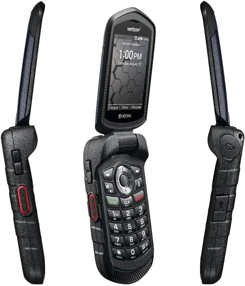 Kyocera DuraXV 4G LTE Basic Rugged Flip Phone for Verizon (E4610)