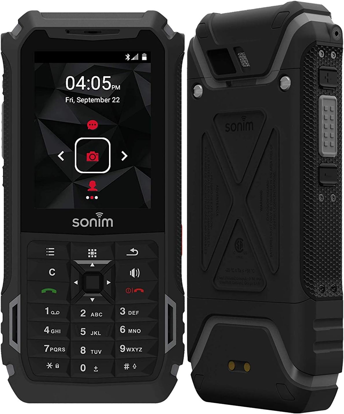 Sonim XP5S XP5800 rugged phone side view