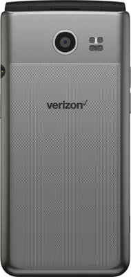 LG Exalt LTE | 4G LTE | 8GB | 5MP Camera | Basic Flip Verizon GSM Unlocked (VN220)(Silver)