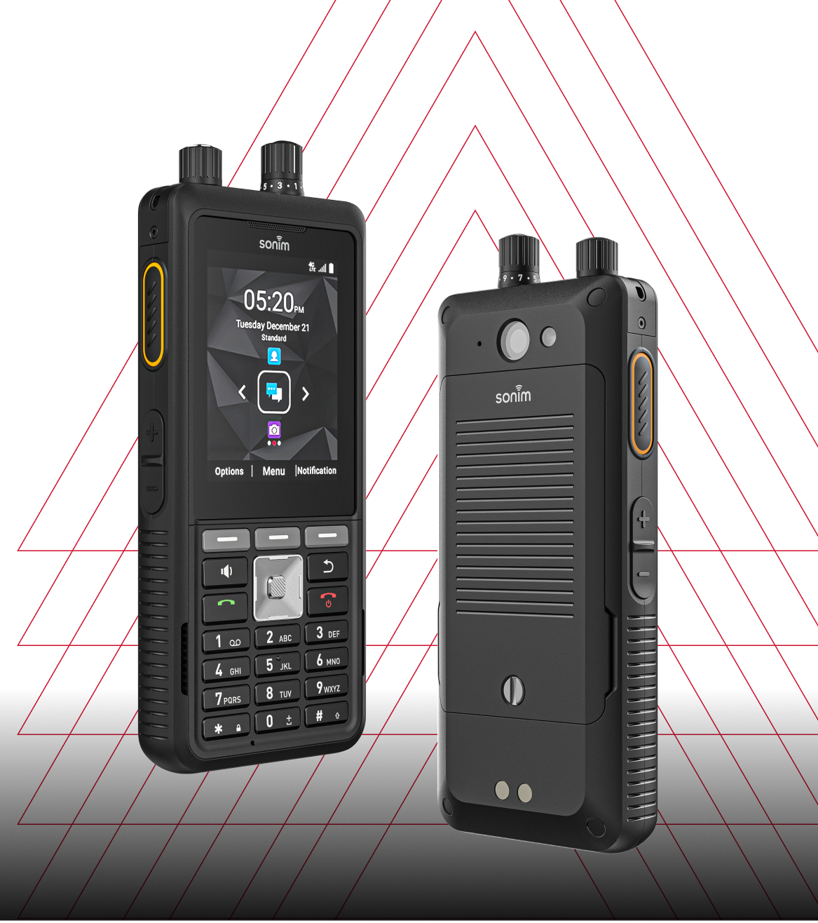 Sonim XP5plus XP5900 rugged phone front product view