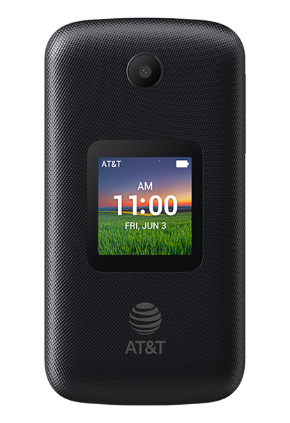 TCL Classic | 4G LTE | 8GB | Basic Camera | Smart Flip Phone AT&T GSM Unlocked (4058R)(Carbon Black)