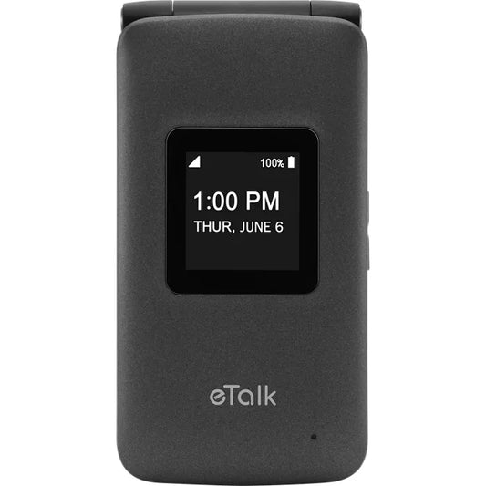 Kazuna Takumi eTalk 4G LTE HD-Voice Basic Flip Phone Verizon Unlocked
