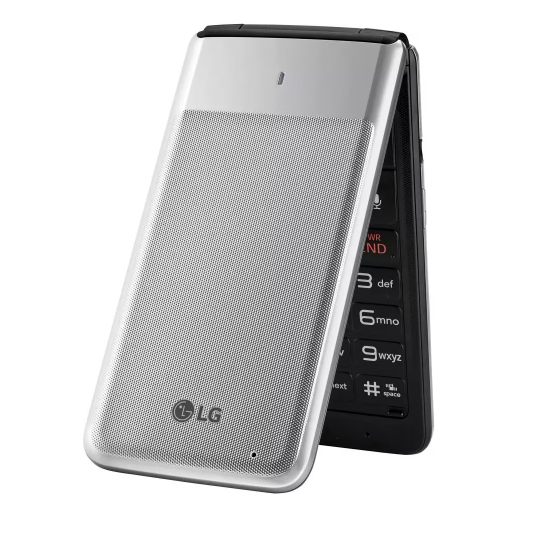 LG Exalt 4G LTE Basic Flip Phone for Verizon (VN220)(Silver)