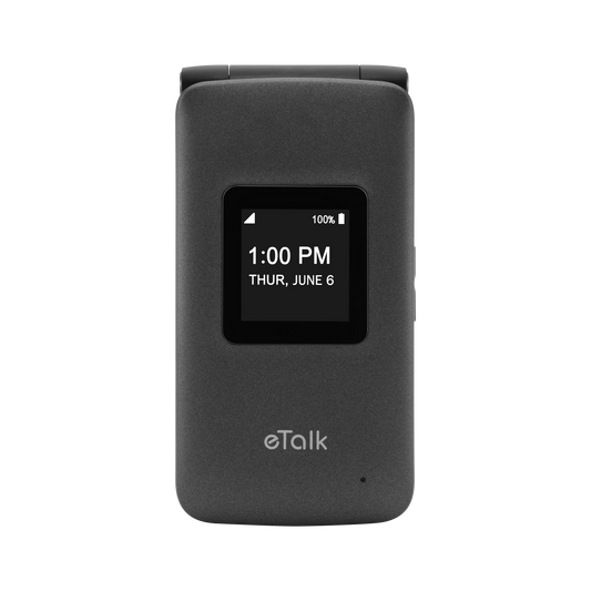 Kazuna eTalk F119 Verizon flip phone front view