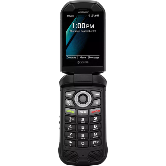 Kyocera DuraXV Extreme Plus E4811 black rugged flip phone