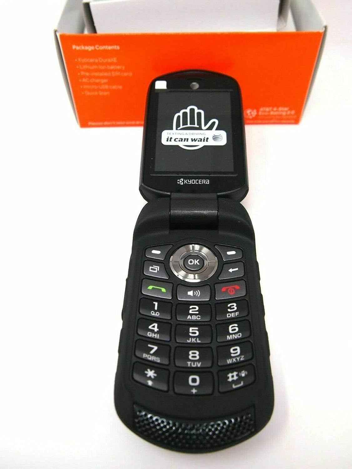 Kyocera DuraXE LTE E4710 open front view