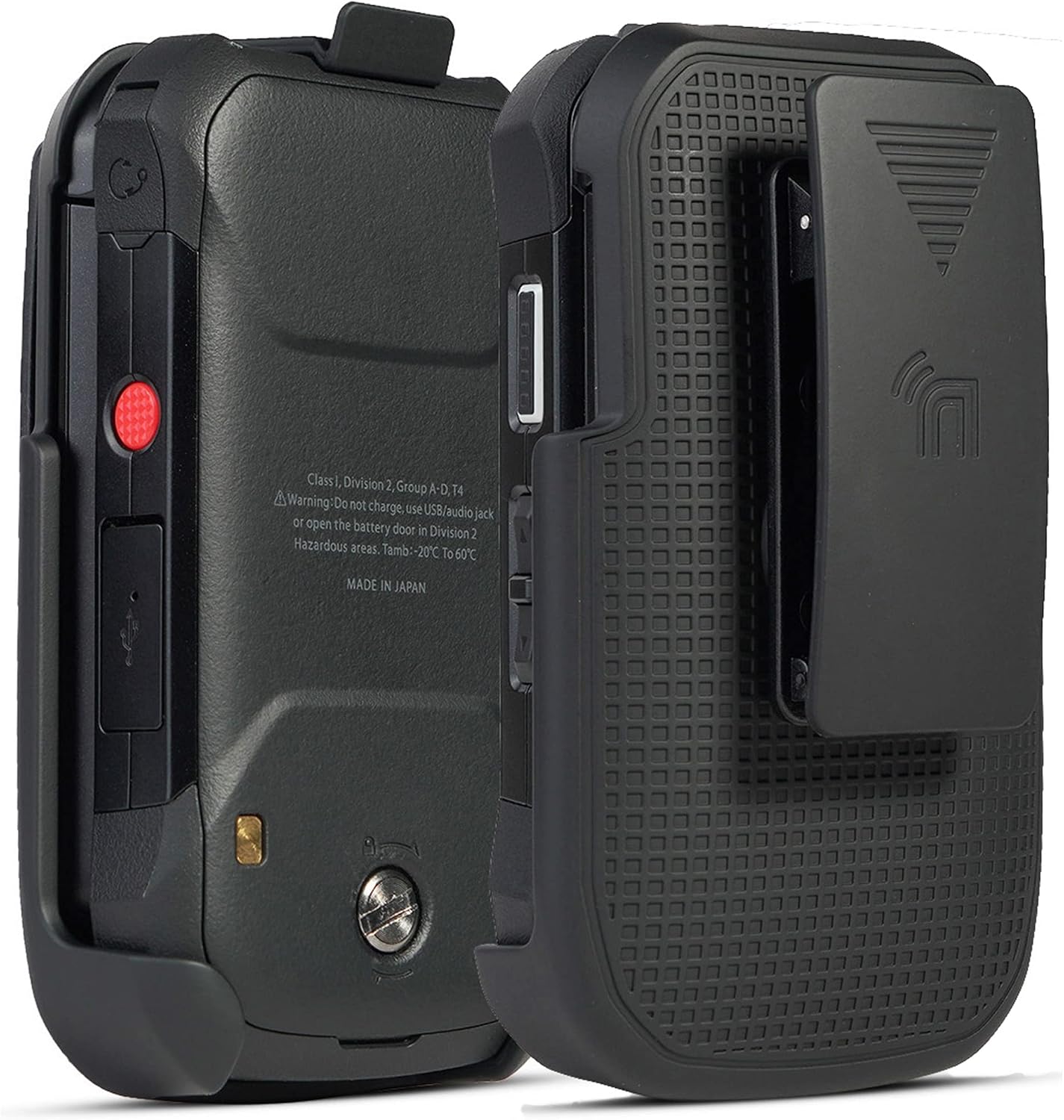 Kyocera DuraXE Epic E4830 rugged flip phone alternate view