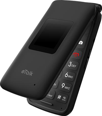 Kazuna eTalk F119 flip phone official product view 1