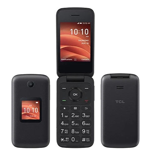 TCL FLIP -  4G LTE - GSM Unlocked Basic Flip Phone (Gray)