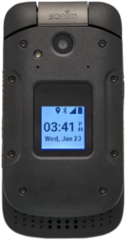 Sonim XP3 XP3800 rugged flip phone closed front view