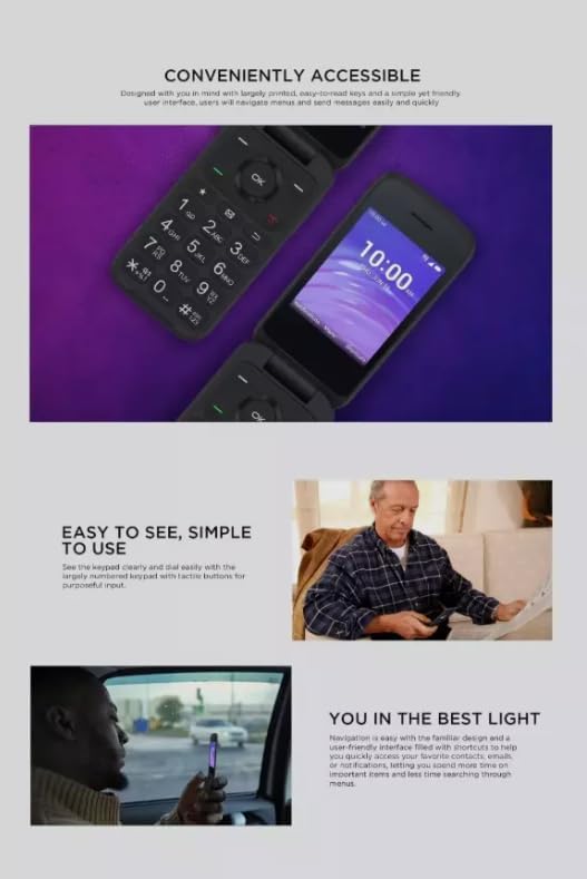 TCL 4058-series Flip Go Flip 2 closed external display view