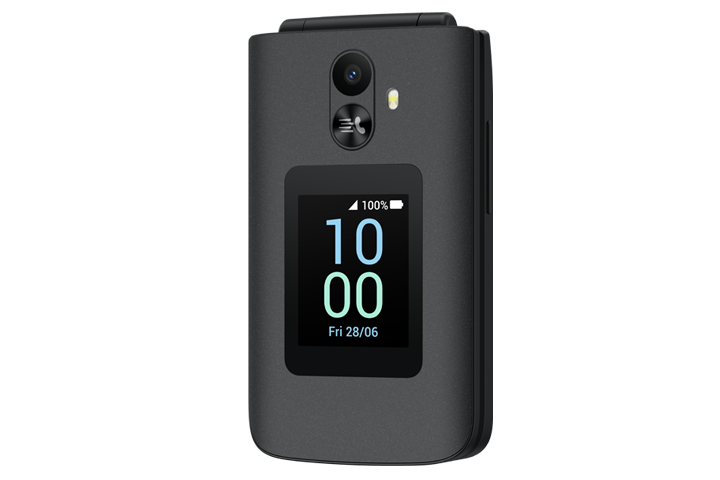 TCL Flip 3 T435 closed front-right angle