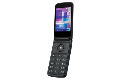 TCL Flip 3 T435 open three-quarter view
